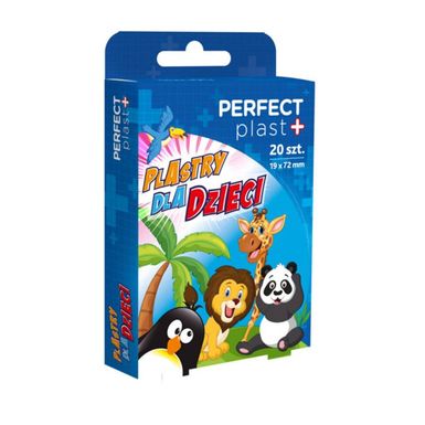 PLASTER Z OPATRUNKIEM ZESTAW DZIECIĘCY ZOO 20szt. 