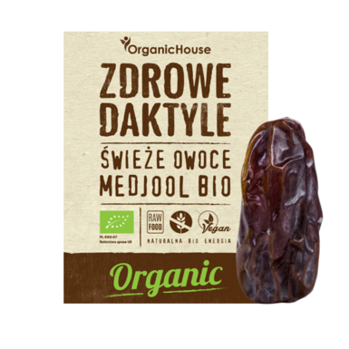 DAKTYLE MEDJOOL ŚWIEŻE BEZGLUTENOWE BIO 500g 