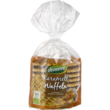WAFLE Z NADZIENIEM KARMELOWYM BIO 315g 