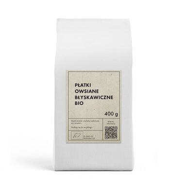 PŁATKI OWSIANE BŁYSKAWICZNE BIO 400g 