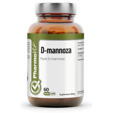 D-MANNOZA (750 mg) BEZGLUTENOWA 60 KAPSUŁEK 