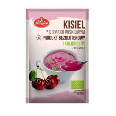 KISIEL INSTANT O SMAKU WIŚNIOWYM BEZGLUTENOWY BIO 30g 