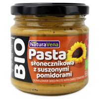 PASTA SŁONECZNIKOWA Z SUSZONYMI POMIDORAMI  BIO 185g  28553