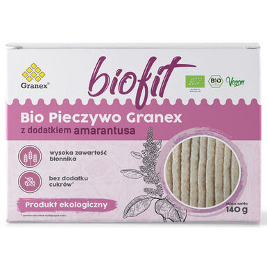 PIECZYWO CHRUPKIE Z AMARANTUSEM BEZ DODATKU CUKRU BIO 140g 