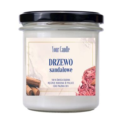 ŚWIECA SOJOWA DRZEWO SANDAŁOWE 150ml 