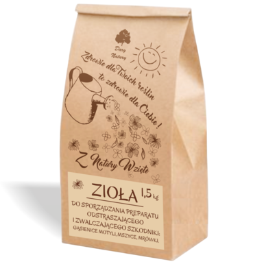ZIOŁA DO SPORZĄDZANIA PREPARATU ODSTRASZAJĄCEGO I ZWALCZAJĄCEGO SZKODNIKI 1,5kg 