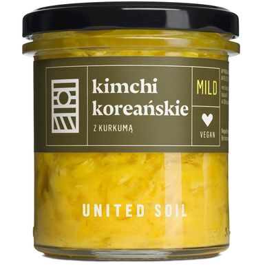 KIMCHI KOREAŃSKIE Z KORZENIEM KURKUMY BIO 290g 