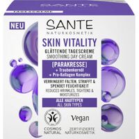 KREM DO TWARZY NA DZIEŃ WYGŁADZAJĄCY Z PARAKRESEM, OLEJEM Z PESTEK WINOGRON I KOMPLEKSEM PRO-KOLAGENOWYM ECO 50ml 28463