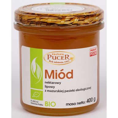 MIÓD LIPOWY BIO 400g 