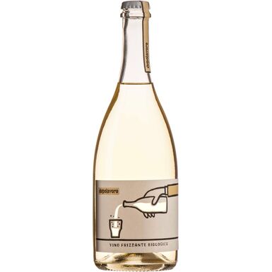 WINO DOPOLAVORO FRIZZANTE BIANCO BIAŁE WYTRAWNE LEKKO MUSUJĄCE BIO 0,75L (WŁOCHY)