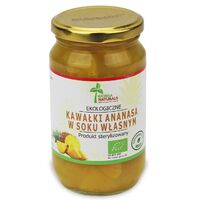 ANANAS KAWAŁKI W SOKU WŁASNYM BIO 350g (200g) (SŁOIK) 19921