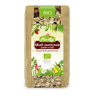 MUSLI OWOCOWE POLSKIE SMAKI BIO 300g 