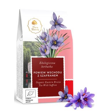 HERBATKA Z SZAFRANEM POWIEW WSCHODU BIO 80g 
