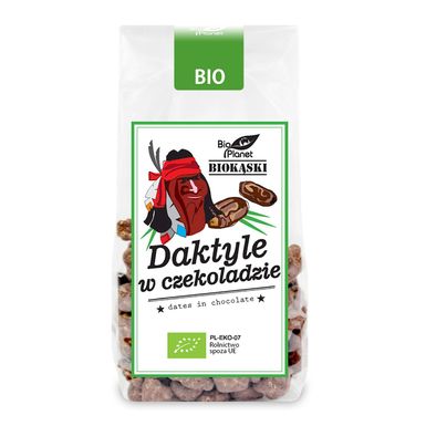 DAKTYLE W SUROWEJ CZEKOLADZIE BIO 100g 