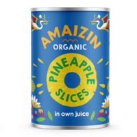 ANANAS PLASTRY W SOKU WŁASNYM BIO 400g (225g) 8440