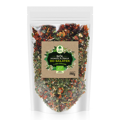 SÓL HIMALAJSKA Z  BIO ZIOŁAMI DO SAŁATEK 190g 