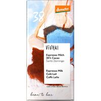 CZEKOLADA MLECZNA ESPRESSO DEMETER BIO 90g 29398