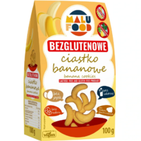 CIASTKA BANANOWE BEZ CUKRU BEZGLUTENOWE 100g 28311