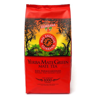 YERBA MATE GREEN MAS ENERGIA GUARANA 1kg 