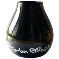 MATERO CERAMICZNE LUKA NEGRO Z WIANKIEM 350ml 12238