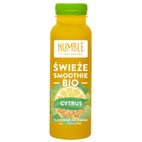 SMOOTHIE JABŁKO POMARAŃCZA MANDARYNKA CYTRYNA TŁOCZONE NA ZIMNO BIO 300ml 21926