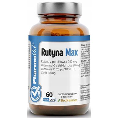 RUTYNA MAX BEZGLUTENOWA 60 KAPSUŁEK 