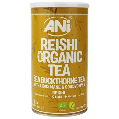 HERBATKA ROKITNIKOWA Z REISHI, LION'S MANE I CORDYCEPS BIO 70g 