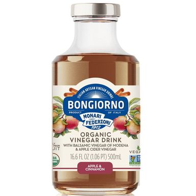 NAPÓJ O SMAKU JABŁKOWO CYNAMONOWYM Z OCTEM BALSAMICZNYM Z MODENY BIO 500ml 