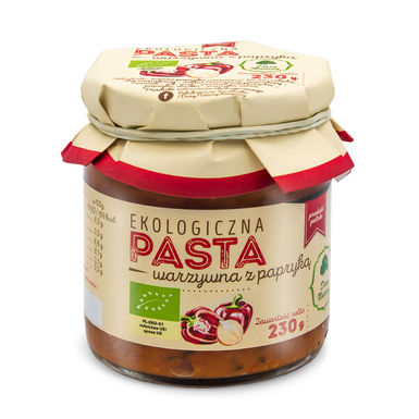 PASTA WARZYWNA Z PAPRYKĄ BIO 200g 