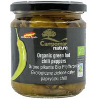 ZIELONE PAPRYCZKI CHILI OSTRE BIO 350g 12555
