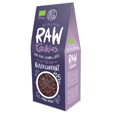 CIASTKA  Z CZARNĄ PORZECZKĄ BEZ DODATKU CUKRÓW BIO 100g 