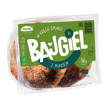 BAJGLE Z MAKIEM BEZGLUTENOWE (2szt.) 190g 