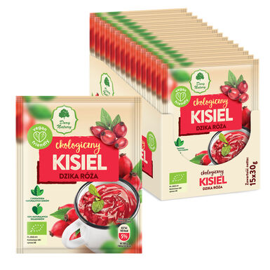 KISIEL INSTANT DZIKA RÓŻA BEZGLUTENOWY BIO 30g 