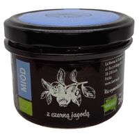 MIÓD NEKTAROWY WIELOKWIATOWY Z CZARNĄ JAGODĄ BIO 260g 21786