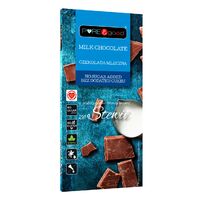 CZEKOLADA MLECZNA ZE STEWIĄ BEZ DODATKU CUKRÓW BEZGLUTENOWA 100g 25349