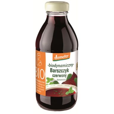 BARSZCZ CZERWONY BEZGLUTENOWY KONCENTRAT DEMETER BIO 320ml 