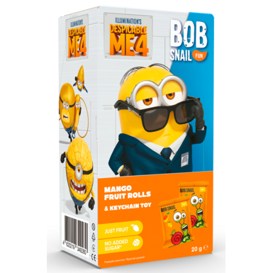 PRZEKĄSKA EAT & PLAY MANGO Z BRELOKIEM MINIONKI BEZGLUTENOWA 20g 