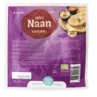 CHLEB MINI NAAN NATURALNY BIO 280g 