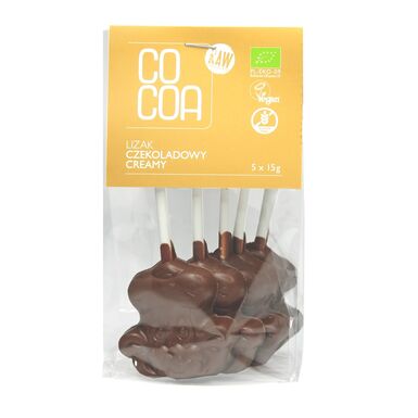 LIZAKI CZEKOLADOWE CREAMY BEZGLUTENOWE BIO (5 x 15g) 75g 