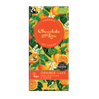 CZEKOLADA SZWAJCARSKA GORZKA O SMAKU POMARAŃCZOWYM FAIR TRADE BIO 80g 19635