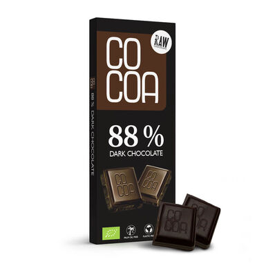 CZEKOLADA GORZKA 88 % BIO 40g 