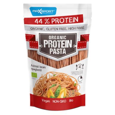 MAKARON PROTEINOWY (Z SOI I FASOLI CZERWONEJ ADZUKI) SPAGHETTI BEZGLUTENOWY BIO 200g 