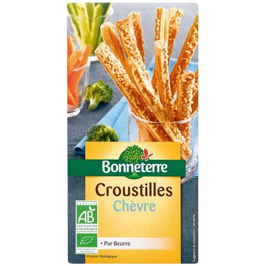 PALUSZKI Z CIASTA FRANCUSKIEGO Z MASŁEM I SEREM KOZIM BIO 100g 