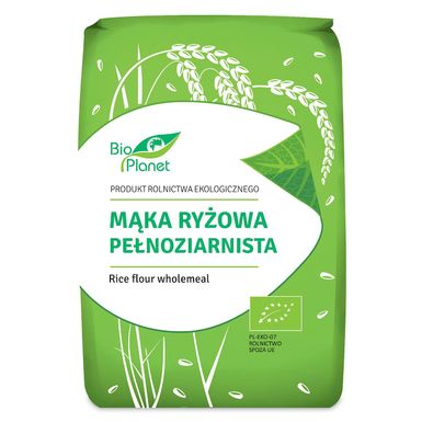 MĄKA RYŻOWA PEŁNOZIARNISTA BEZGLUTENOWA BIO 1kg 