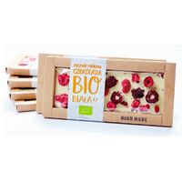 CZEKOLADA BIAŁA Z MALINAMI I JEŻYNAMI BIO 53g 16504