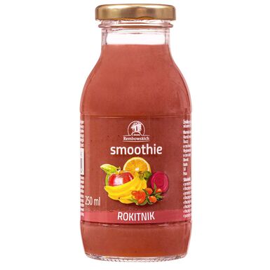 SMOOTHIE JABŁKO BANAN CZARNA PORZECZKA BURAK ROKITNIK 250ml 
