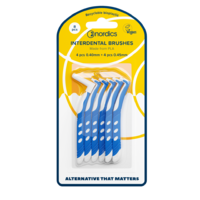 SZCZOTECZKI DO CZYSZCZENIA PRZESTRZENI MIĘDZYZĘBOWYCH Z TWORZYWA PLA 0,4-0,45 mm 8 SZT 23667