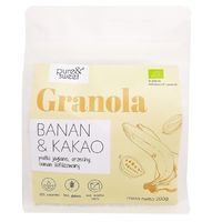 GRANOLA BANAN KAKAO BEZ DODATKU CUKRÓW BEZGLUTENOWA BIO 200g 16901
