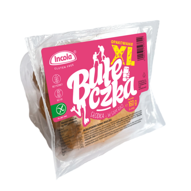 BUŁKI SŁODKIE XL BEZGLUTENOWE (4szt.) 160g 