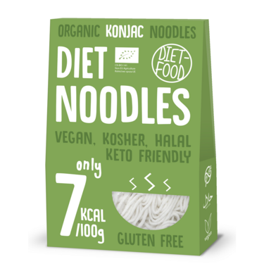MAKARON (KONJAC) NOODLE BEZGLUTENOWY BIO 385g (300g) 